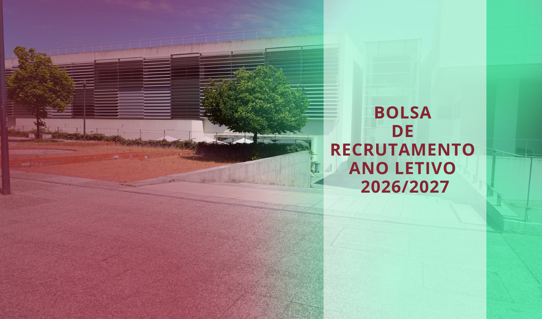 bolsa recrutamento 26/27