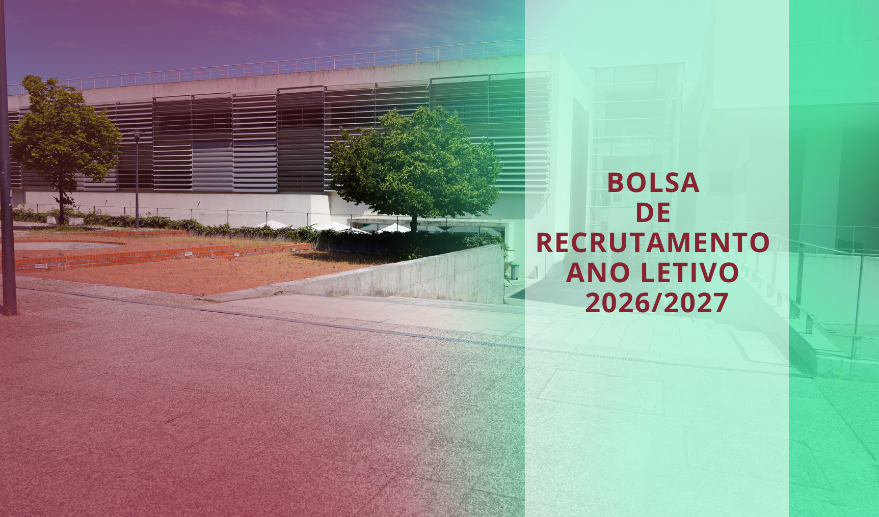 bolsa recrutamento 26/27